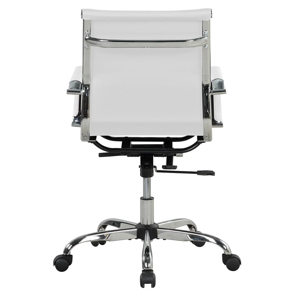White PU Leather Office Chair Q9809