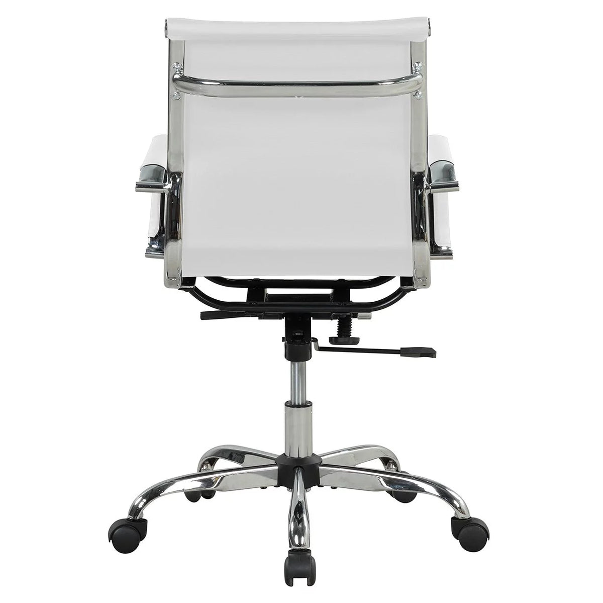 White PU Leather Office Chair Q9809