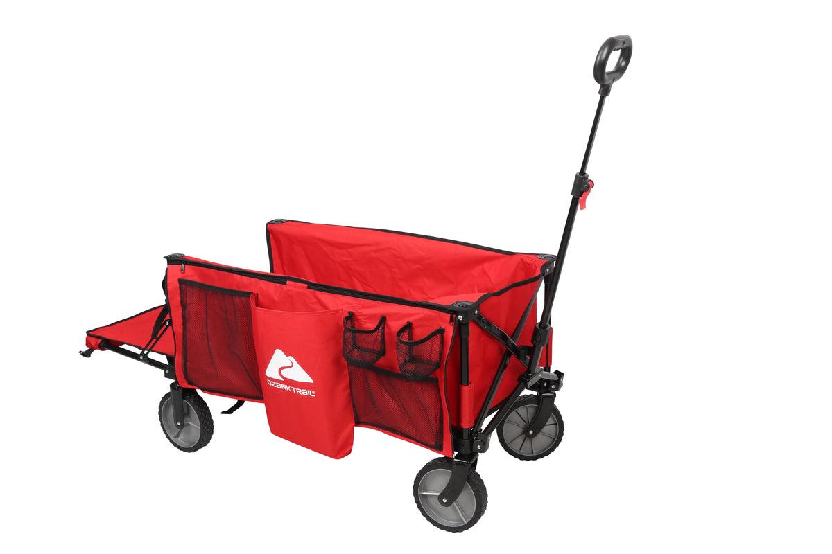 Camping Utility Wagon with Tailgate & Extension Handle K8979