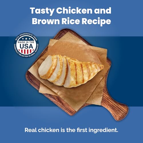 Natural Adult Dry Dog Food, Fish and Brown Rice 15-lb R7744