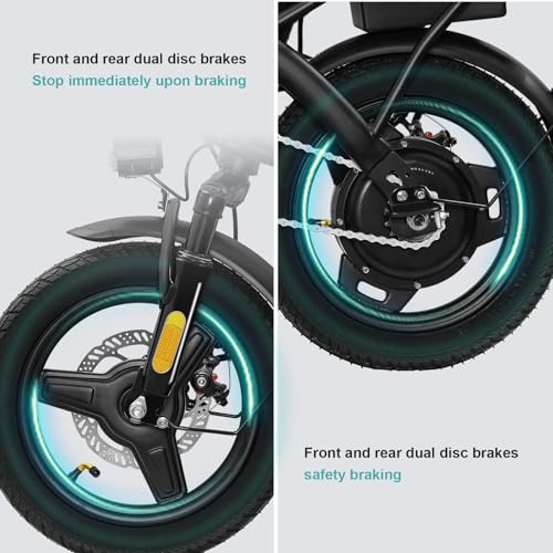 14" Foldable Electric Bike with 560W Motor and 48V Battery T58988