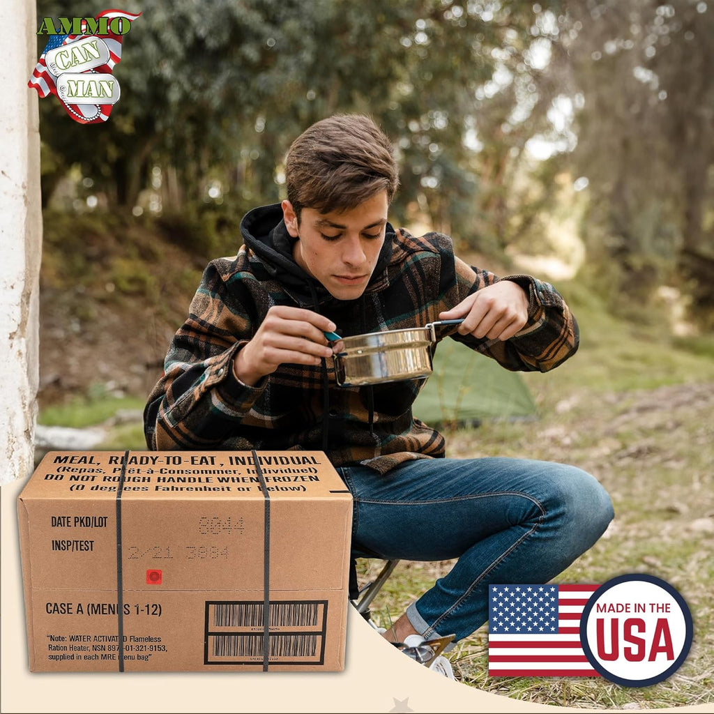 12ct US Military Surplus MRE Meals Ready to Eat L89677