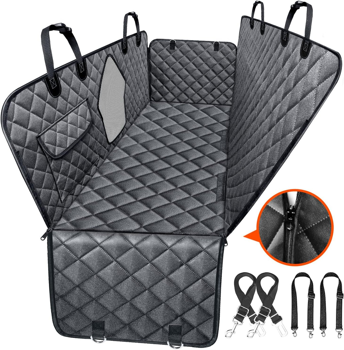 100% Waterproof 600D Scratch Resistant Dog Car Seat Cover C471267