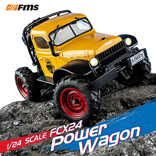 1/24 Power Wagon 4WD RC Crawler RTR Truck (Yellow) O45814
