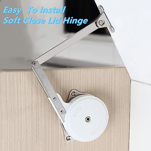 Soft Close Lid Stay Hinges for Toy Box 2 Pack X650755