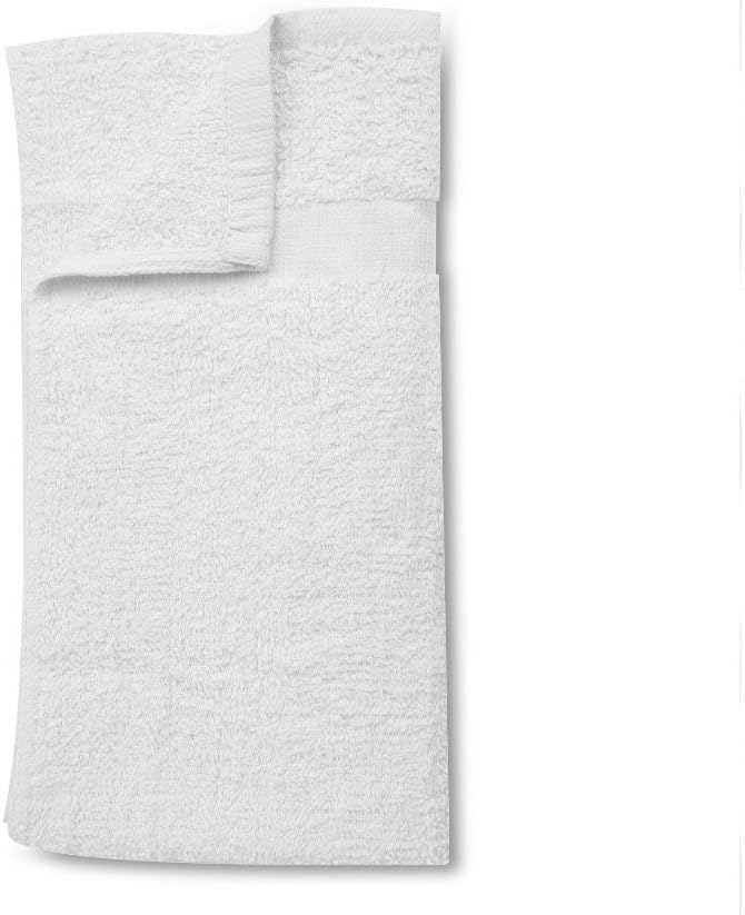 120 Pcs White Cotton Blend Bath Towel 24x48 Inch V338