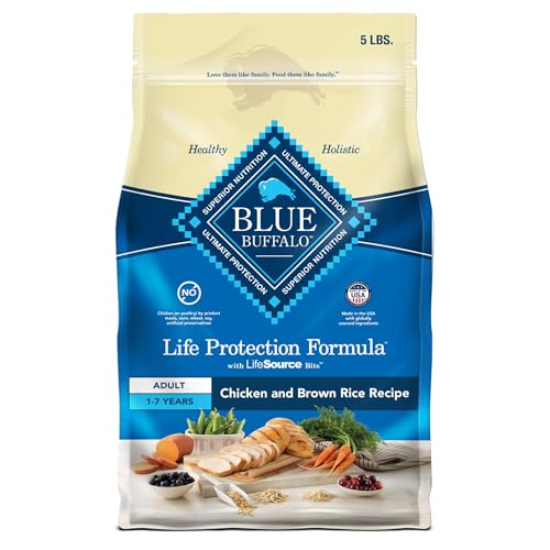 Natural Adult Dry Dog Food, Fish and Brown Rice 15-lb R7744