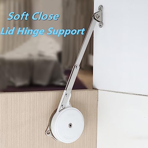 Soft Close Lid Stay Hinges for Toy Box 2 Pack X650755