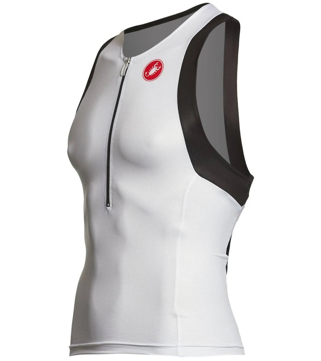 Men's White Tri Top B947