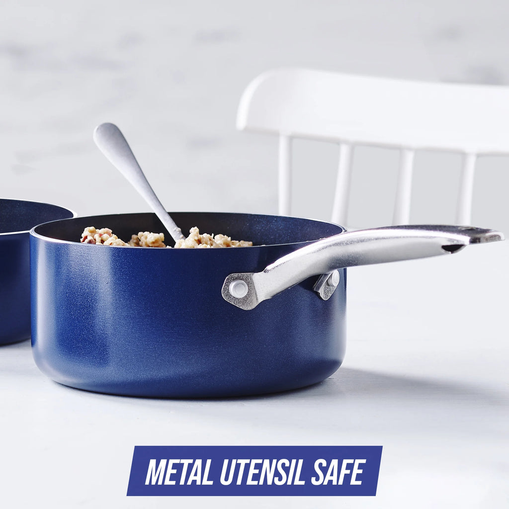 2 Quart Ceramic Nonstick Saucepan with Lid U8871