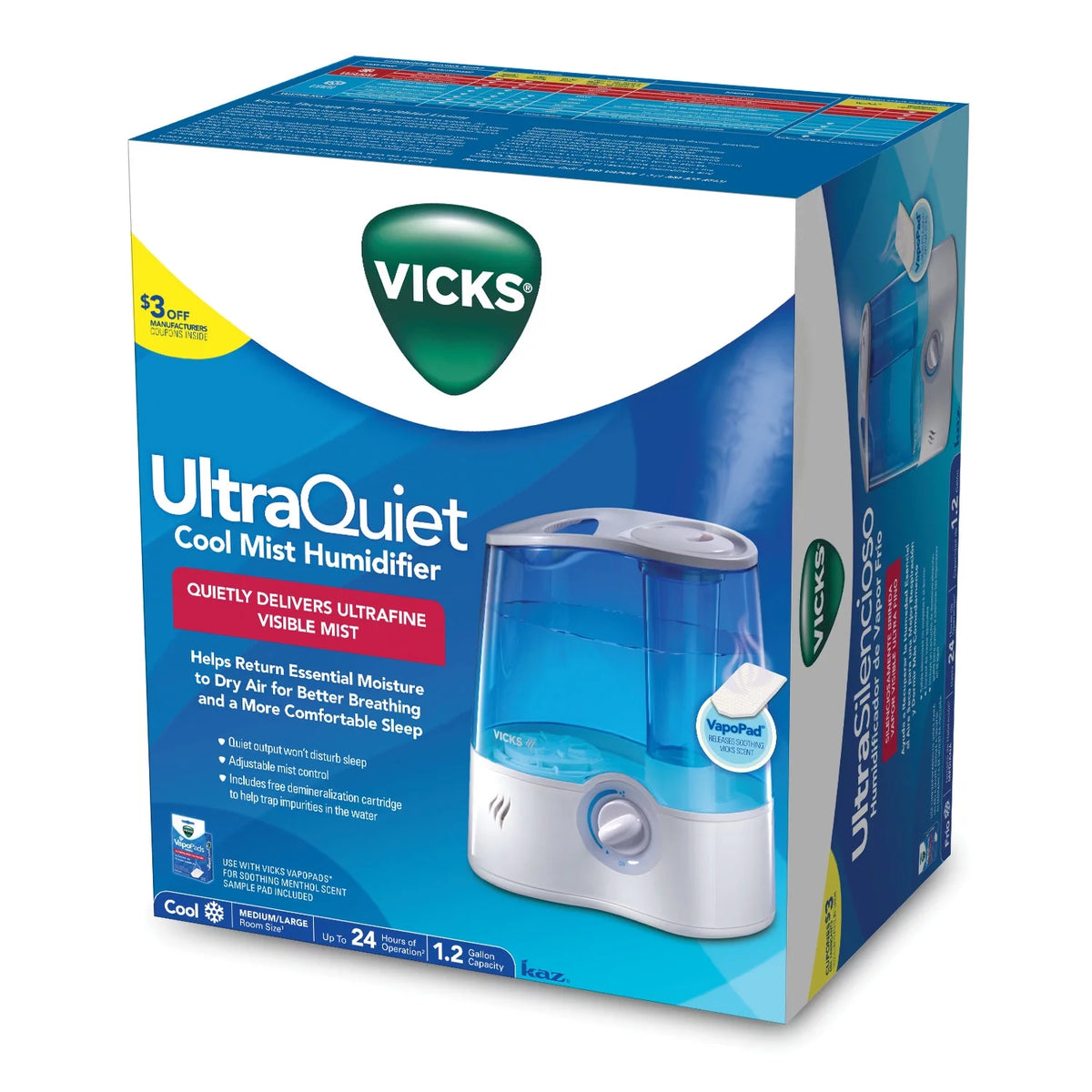 1.5 Gallon Ultrasonic Cool Mist Humidifier P9743
