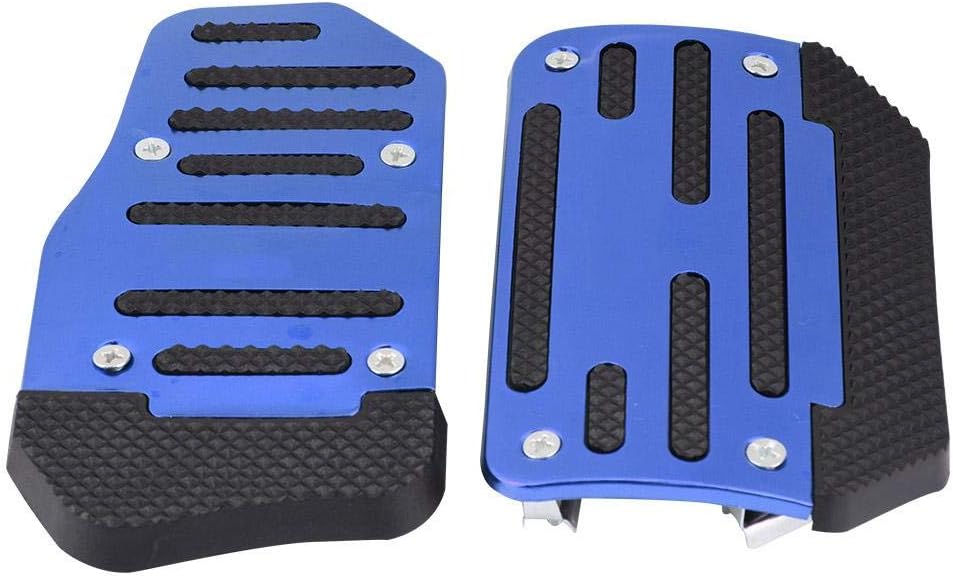 Blue Alloy Nonslip Brake Pedal Cover J343