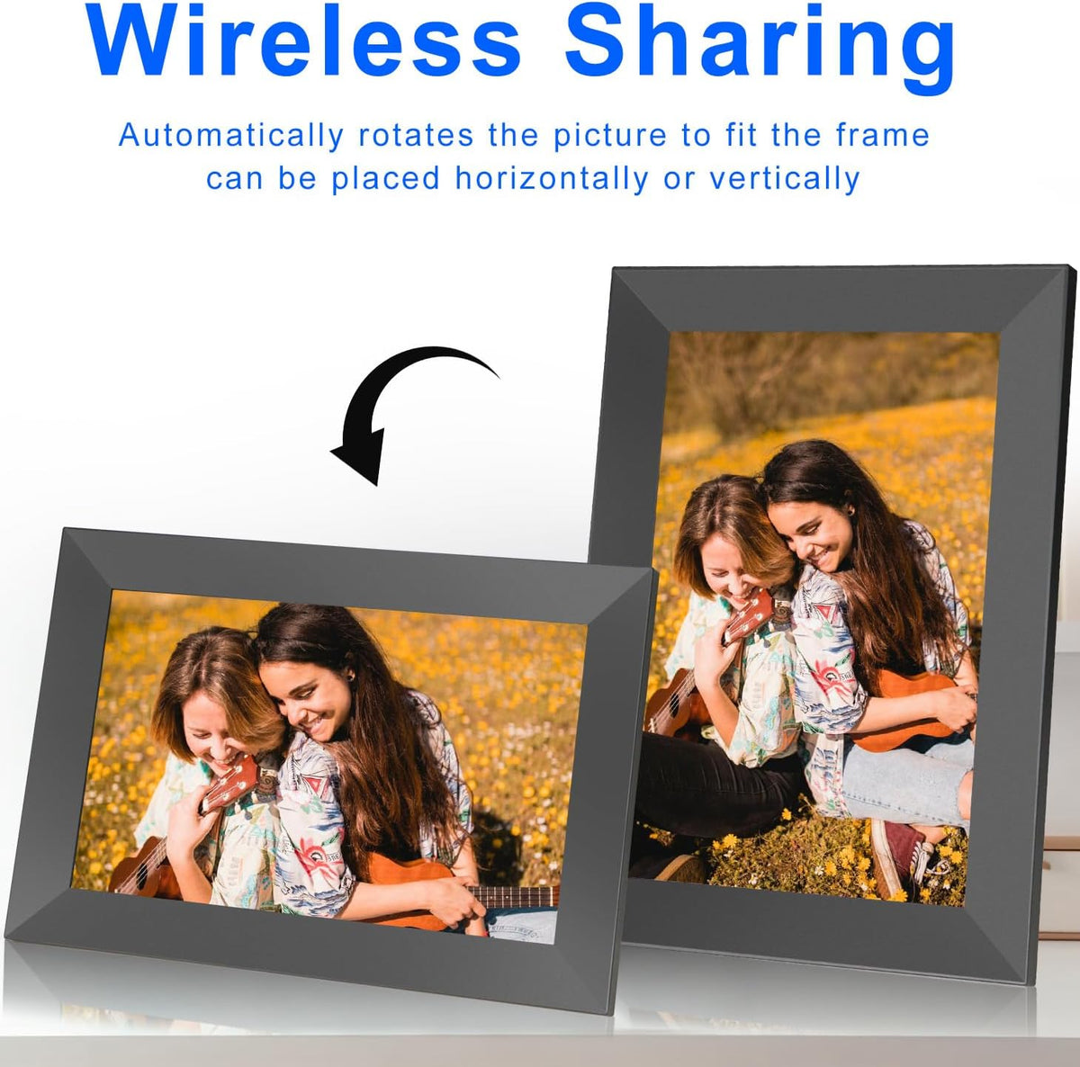 10.1 Inch WiFi Digital Picture Frame with 32GB Storage O37294