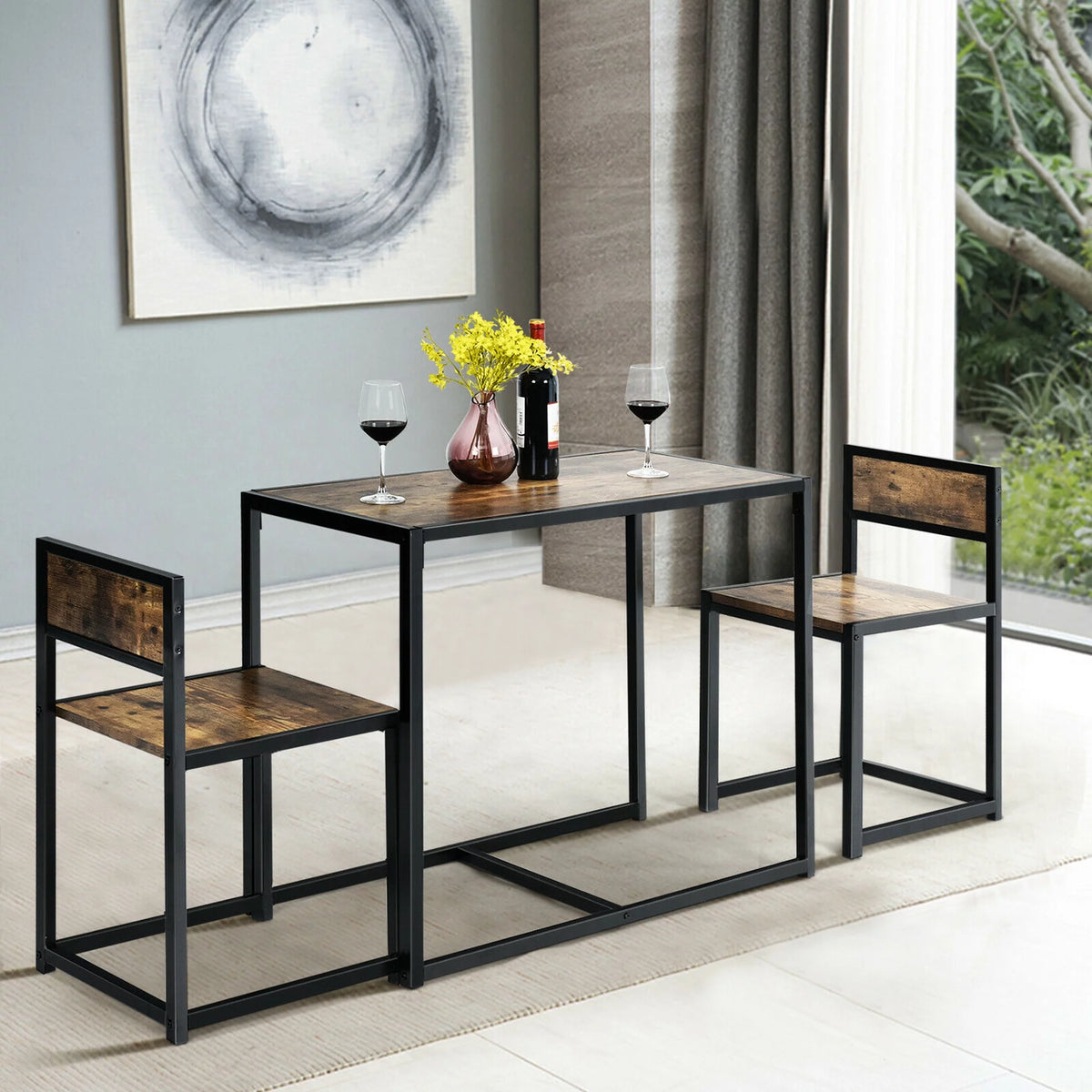 3 Pc Dining Set Table and 2 Chair P1727