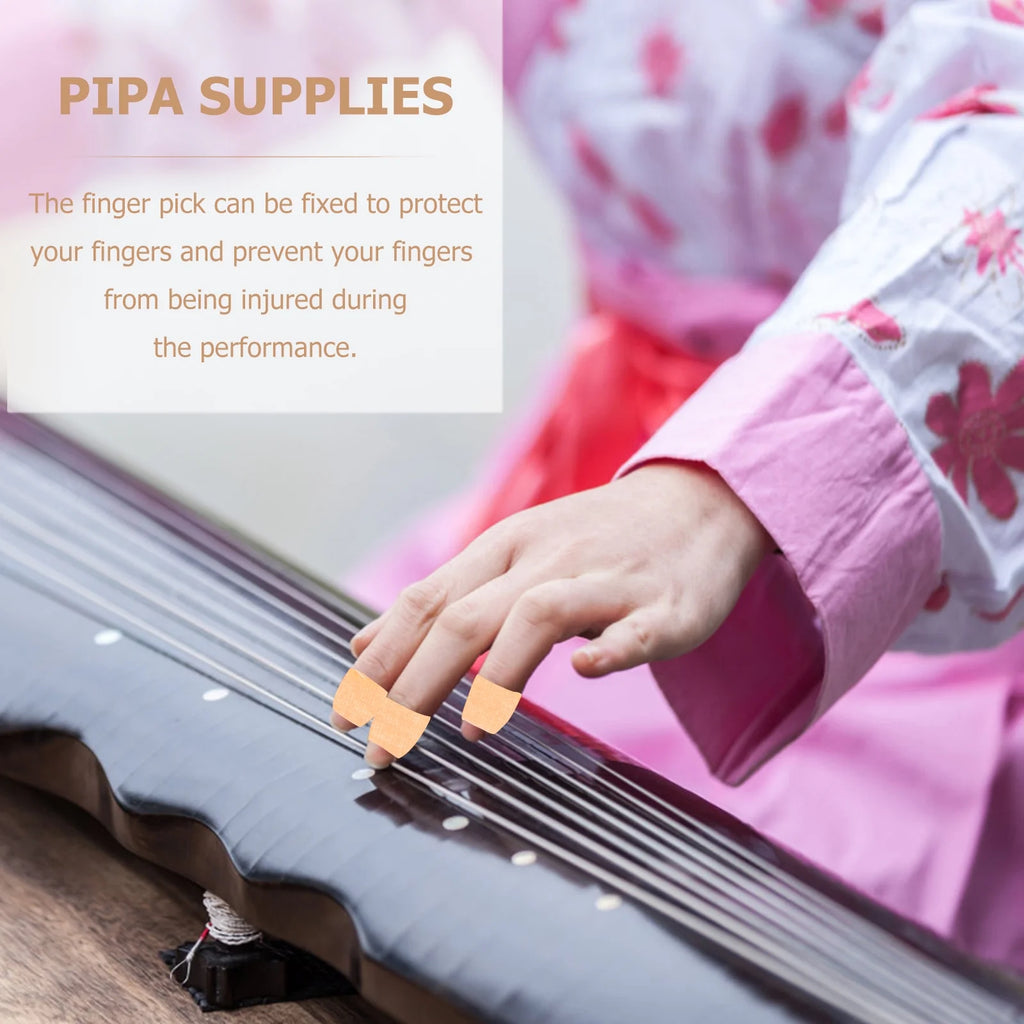 10 Pcs Guitar Adhesive Guzheng Finger Tape I5830