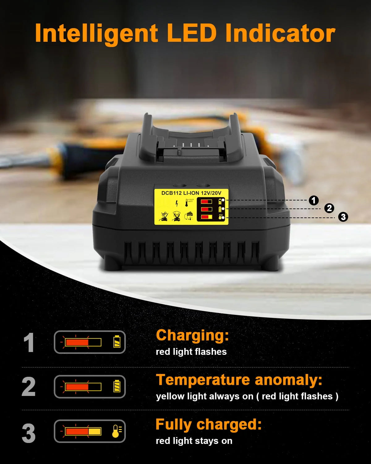 Replacement 20v Battery Charger C302781