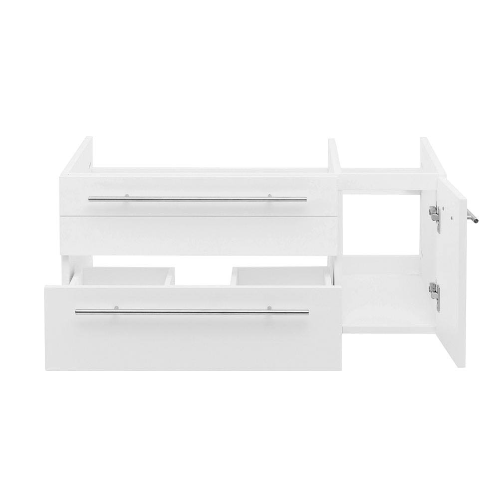 White Left Version Wall Hung Undermount Sink A33583