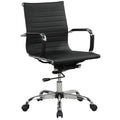 White PU Leather Office Chair Q9809