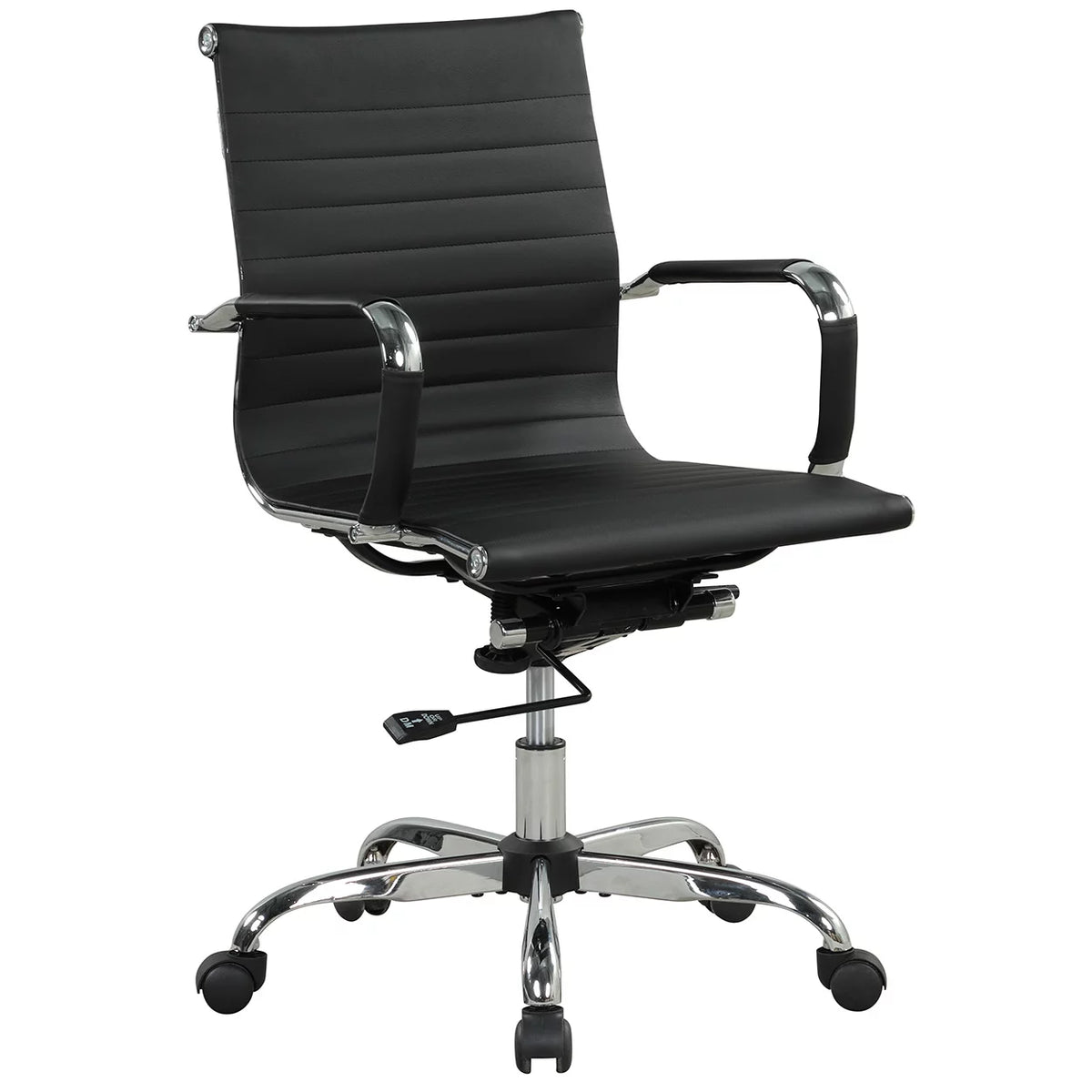 White PU Leather Office Chair Q9809