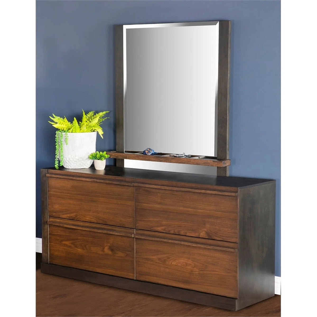 4-Drawer Modern Wood Dresser G6763
