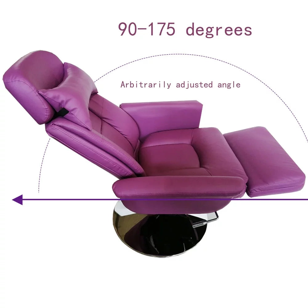 Purple Pneumatic Facial Beauty SPA Salon Chair D819880