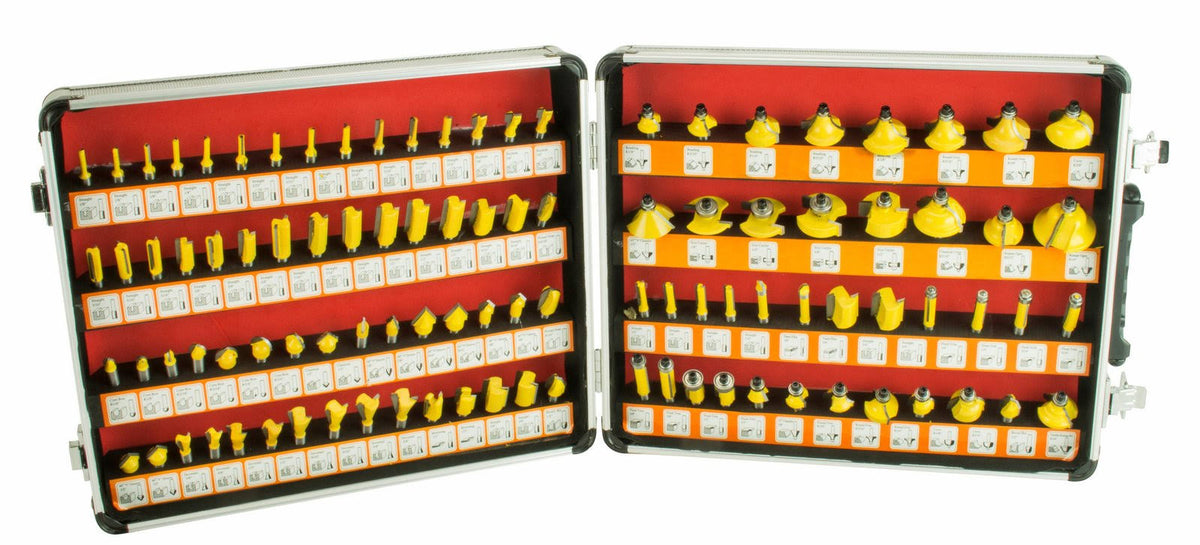 100 Piece Tungsten Carbide Router Bit Set K889