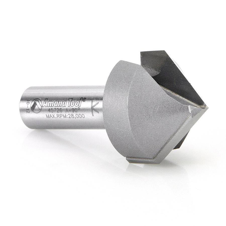 Carbide Tipped V Groove 90 Deg x 1-1/4 D x 1 CH W997556