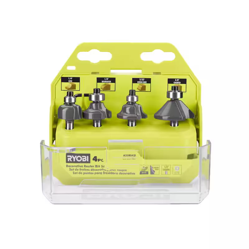Router Bit Set 4-Piece P429