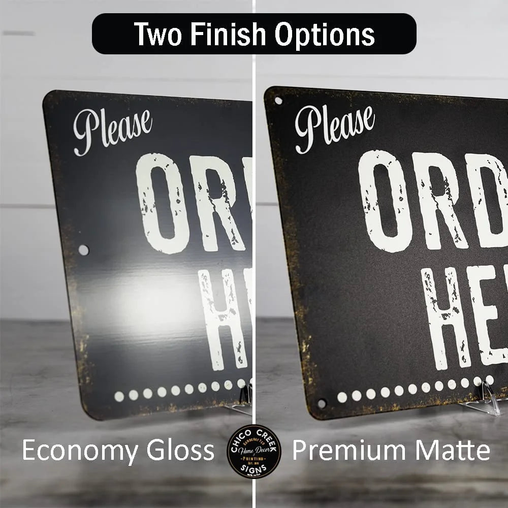Metal Sign 4x18 N381364
