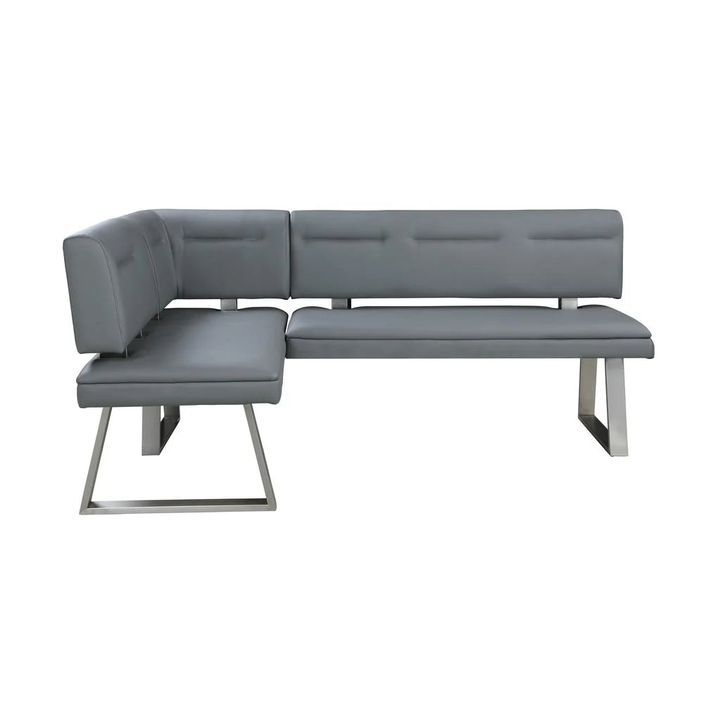 Gray Tufted Reversible Nook R990459