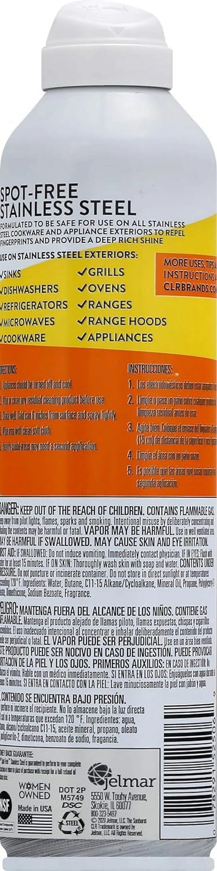 Stainless Steel Cleaner 12 oz Spray Pack of 3 R6059