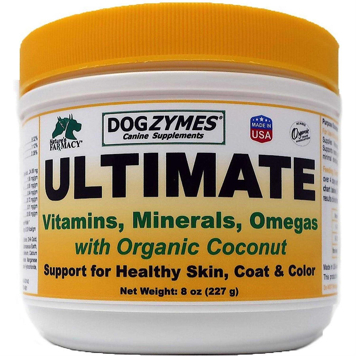 Dogzymes Ultimate for Best Skin/Coat with Organic Coconut - Pet Supplies online store U691971