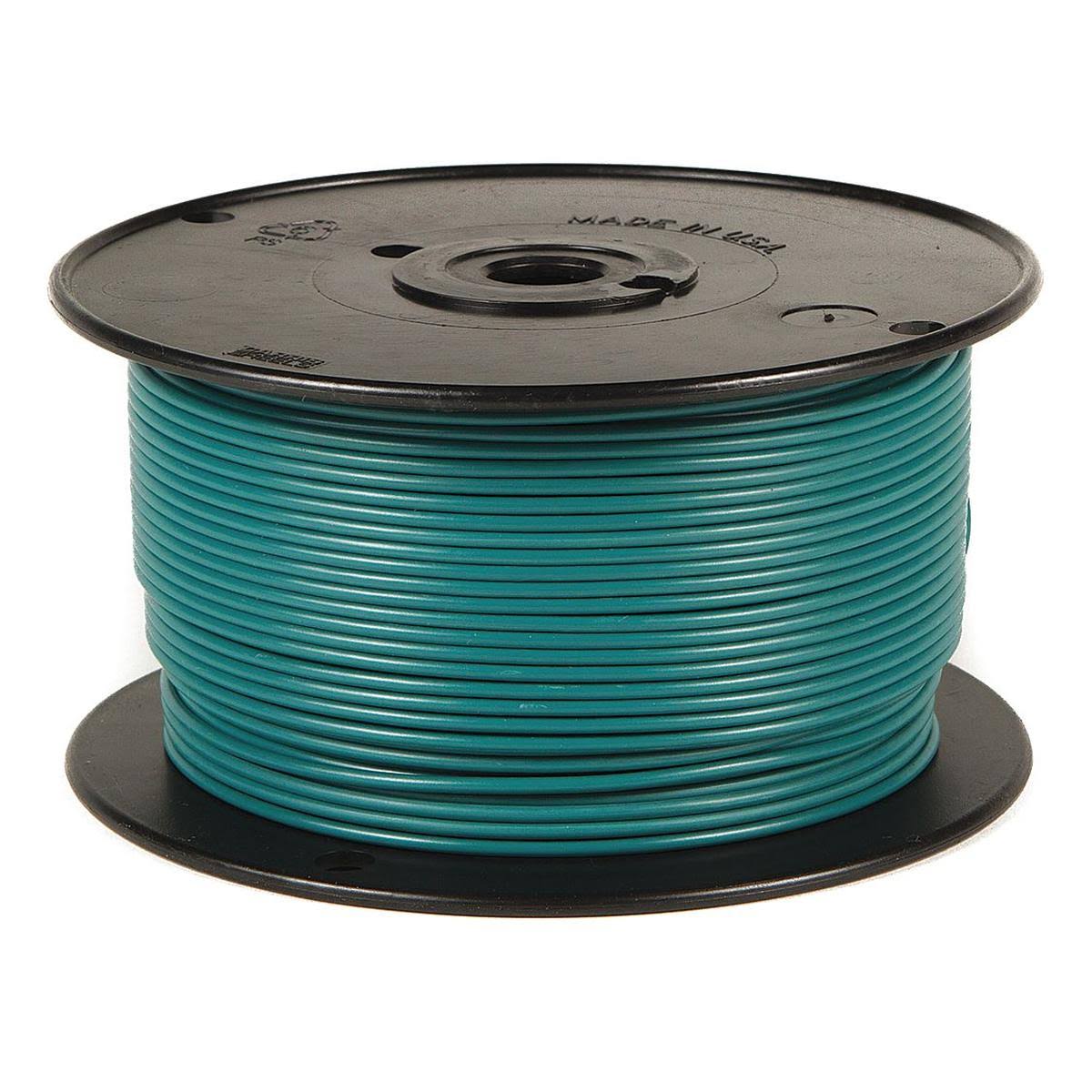 10 Awg Primary Wire, 500 Ft, Green R46955