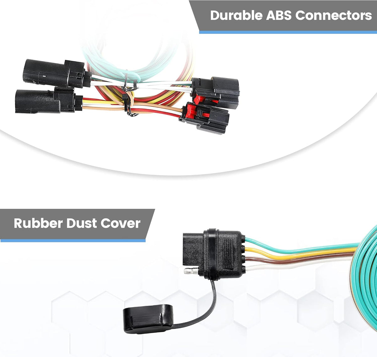 4 Way Flat Trailer Wiring Harness K559255