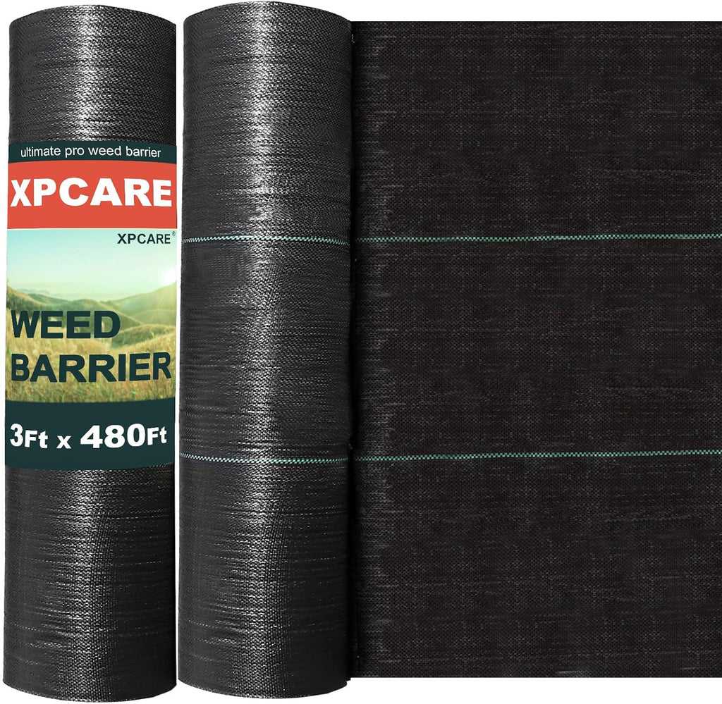 5oz Pro Weed Barrier Landscape Fabric Ground Cover Heavy Duty Dual Layer Gardening Mat Z8245