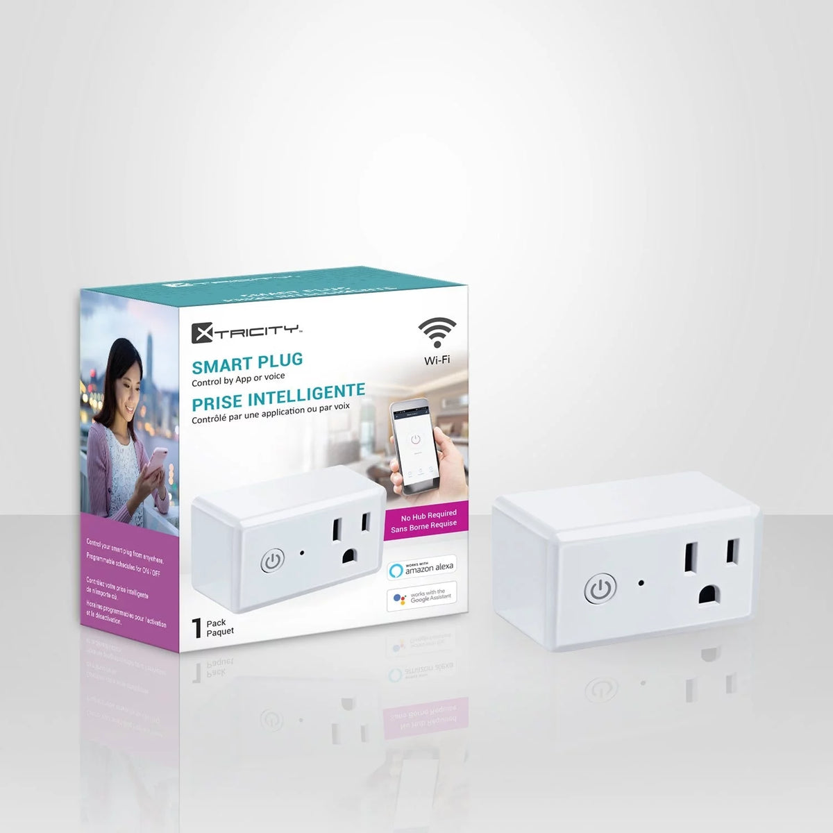 Wi-Fi Smart Electrical Outlet, 1800W, White R380915