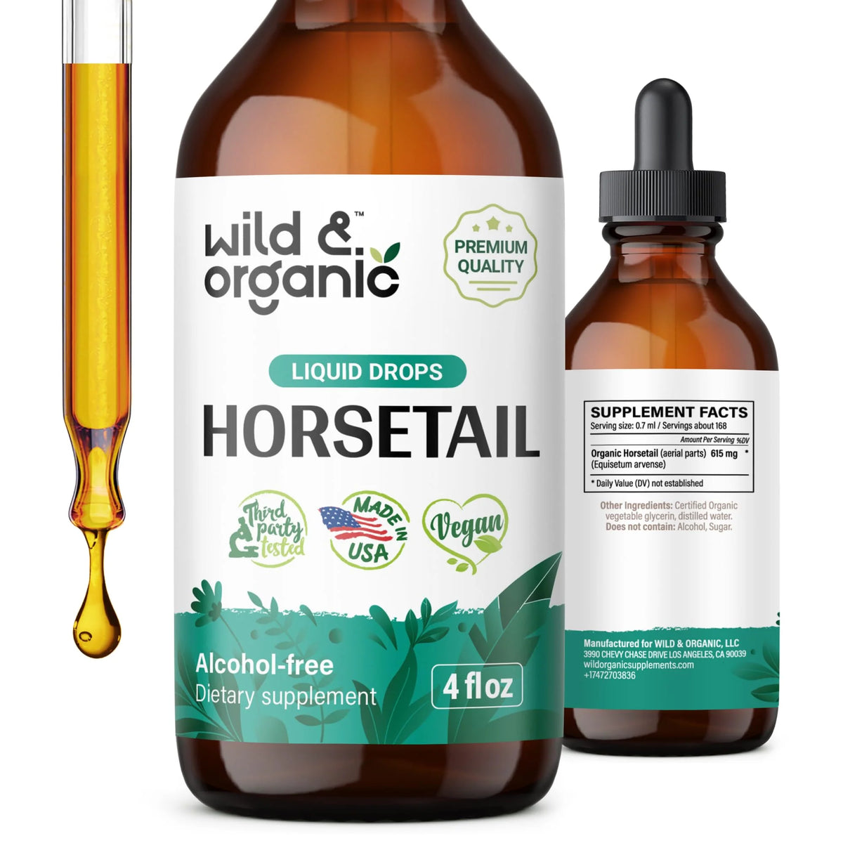 Organic Horsetail Liquid Extract 4 fl oz G78889