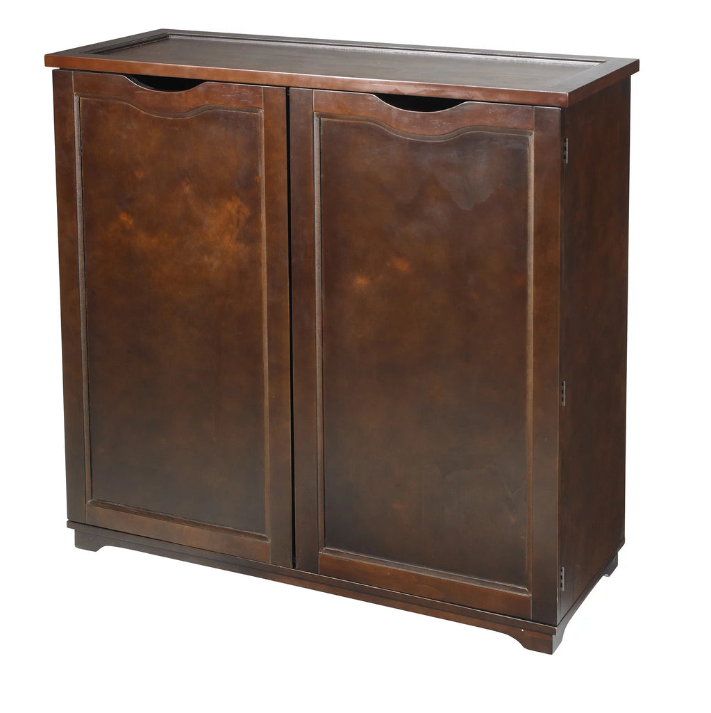 Mahogany Brown 6-Tier Wooden Shoe Dresser T468630