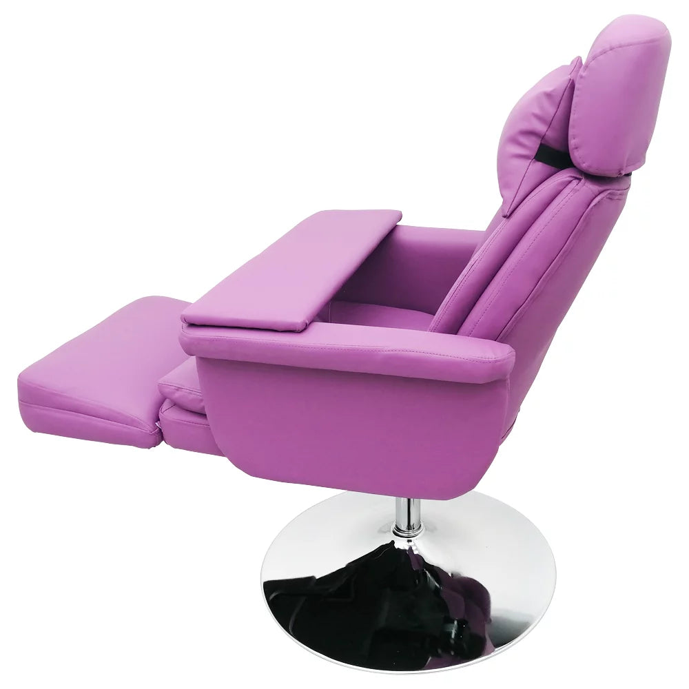 Purple Pneumatic Facial Beauty SPA Salon Chair D819880
